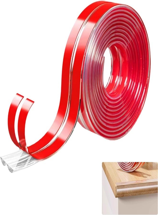 Suicune Baby Proofing Edge Protector Strip, 9.8 FT Transparent Furniture Corner Guard, Edge Protectors with Absorbing Design for Table, Desk - Image 1