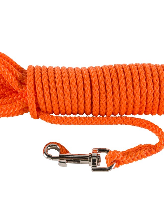 براوننج حبل تدريب الكلاب المضفر من براوننج بطول 30 قدمًا، مقاوم للعوامل الجوية ويطفو على الماء، لون بليز - Image 2