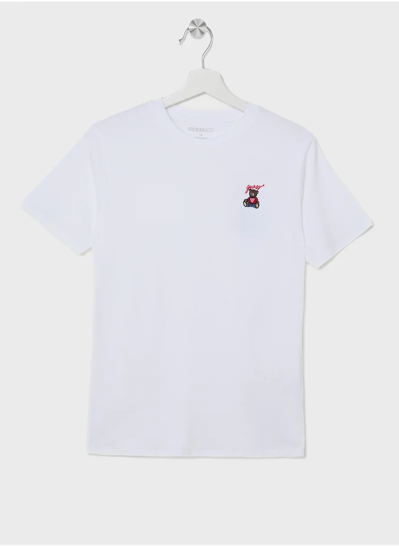 جس Kids Logo T-Shirt