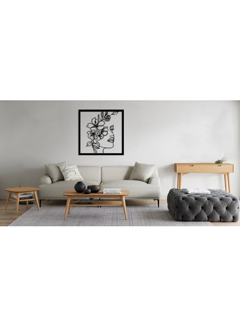 Metal Wire Art Wall Face Frame - Image 2