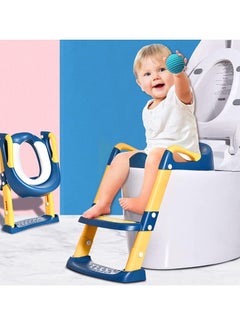 Gonice Potty Training Toilet Seat,With Treadles Stools, For Boys And Girls,Comfortable Safe Potty Seat Potty Chair  - Image 5