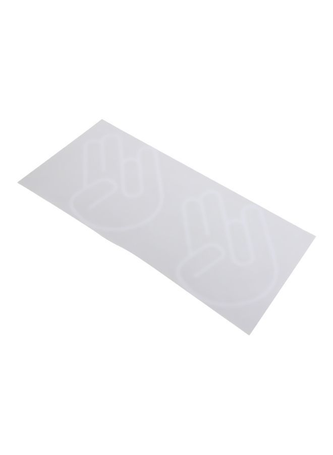 NIBEMINENT 2-Piece Import Hand Logo Car Window Sticker  - Image 1