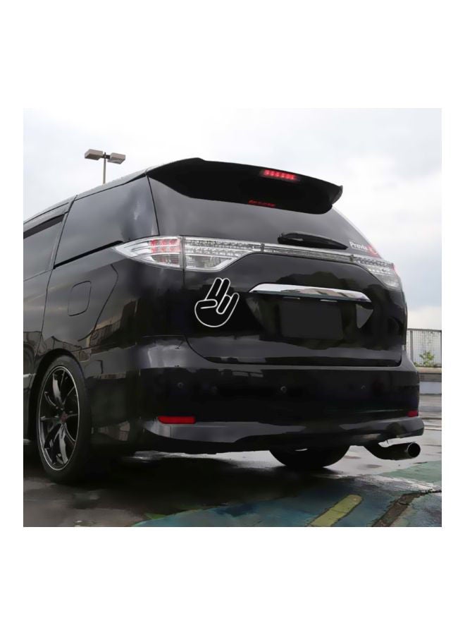 NIBEMINENT 2-Piece Import Hand Logo Car Window Sticker  - Image 5
