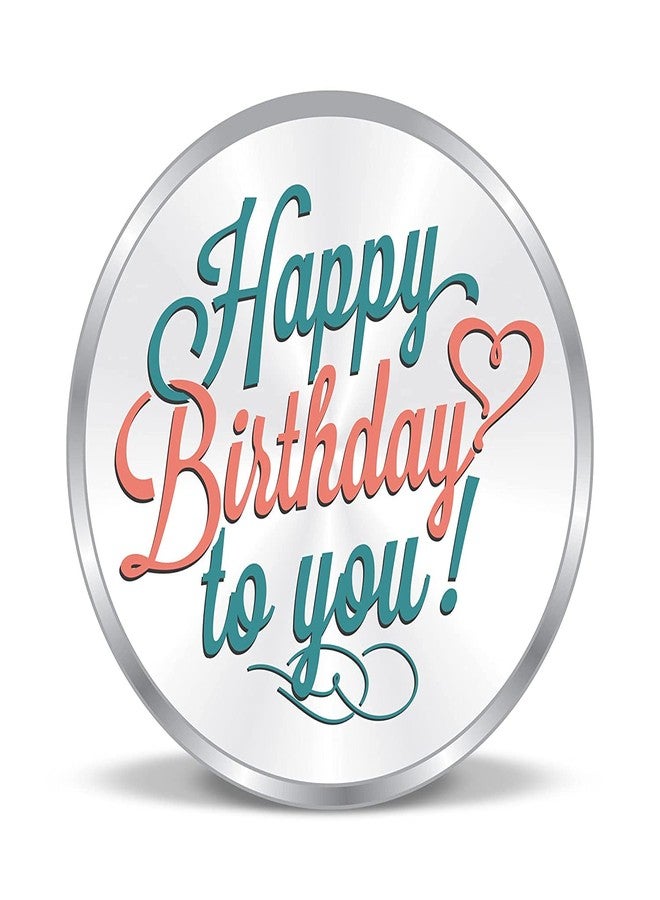 ACPL Precious-Moments BIS Hallmarked 10gm 999 Pure Silver Coin Happy Birthday Gift Colorful Design - Image 1