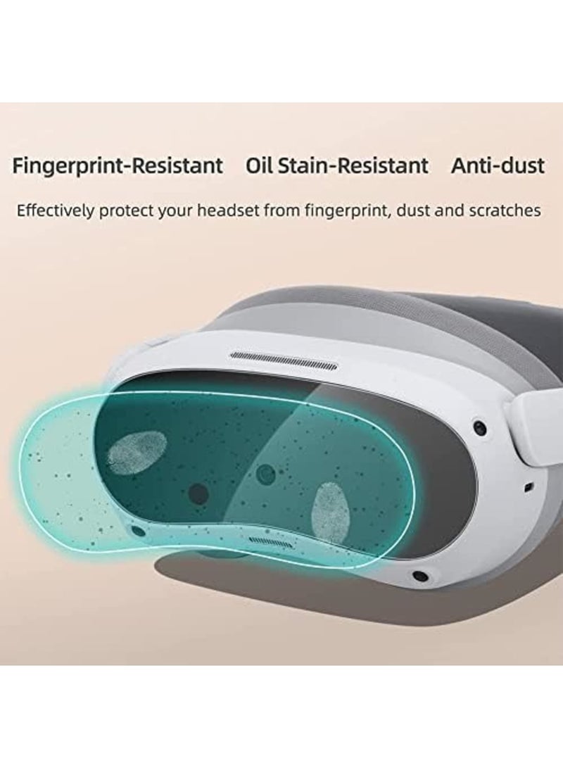 PICO 4 VR Headset  Glasses Protective Film Set, HD Anti-scratch Soft Film Cover for Clear View - Image 2