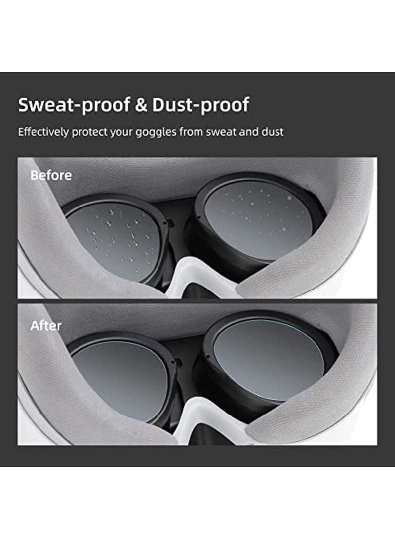 PICO 4 VR Headset  Glasses Protective Film Set, HD Anti-scratch Soft Film Cover for Clear View - Image 4