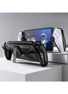 Rock Pow Case for PlayStation Portal Remote Player - With Stand - Soft TPU Bumper - Anti Slip - Easy to Grip  - Image 2