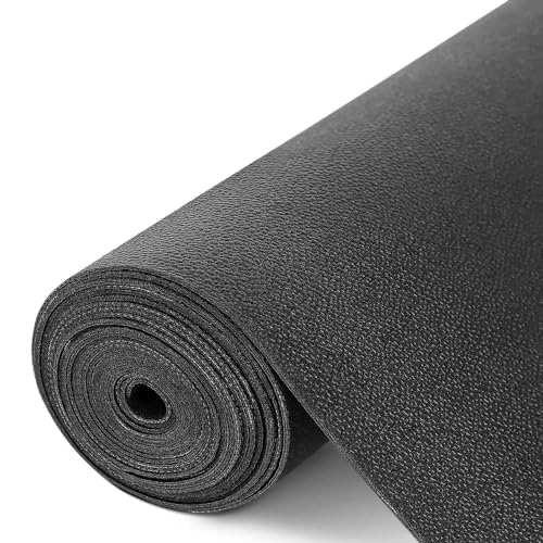 WochiTV Shelf Liner for Cabinets Drawer Non Adhesive Non Slip Foam Mat for Kitchen Pantry Bathroom Cupboard Garage Closet Shelves Drawer Tool Box Black 118 x 59 inches