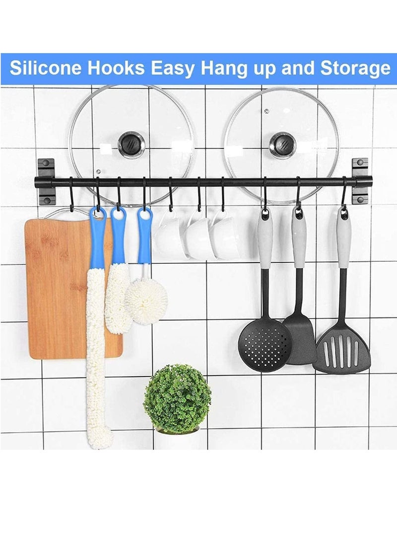 Excefore Bottle Cleaning Brush, Wine Decanter Cleaning Brush Glass Cleaning Brushes Set Flexible Bottle Scourer Bendable Bottle Brush Cleaner  - Image 4