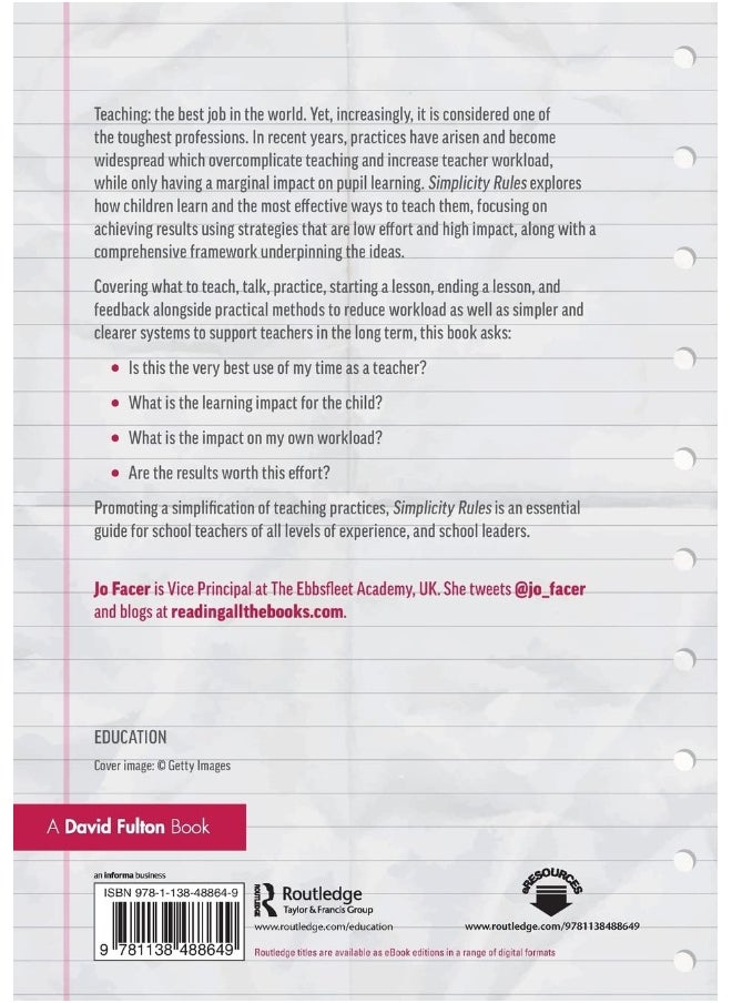 Simplicity Rules: How Simplifying What We Do in the Classroom Can Benefit Children  - Image 2