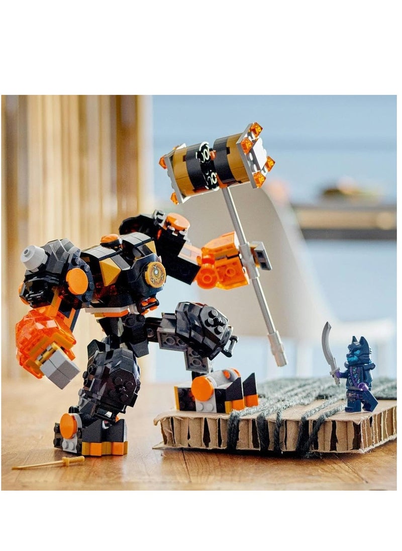 LEGO - Lego Ninjago Coles Elemental Earth Mech 71806 Building Blocks Toy Set; (235 Pieces) - Image 1