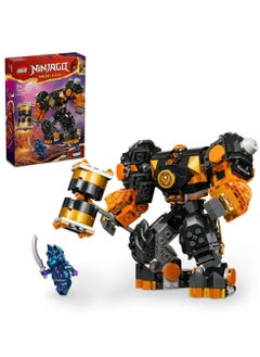 Lego Ninjago Coles Elemental Earth Mech 71806 Building Blocks Toy Set; (235 Pieces)