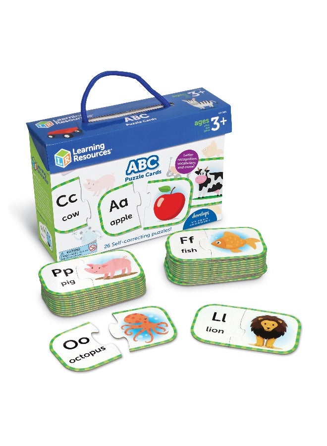 Learning Resources مجموعة ألغاز التعرف على الحروف (52 قطعة، أزواج متطابقة، للأعمار 3 سنوات فما فوق) - Image 1
