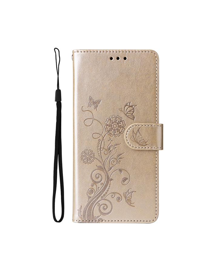S-TOP Case For Redmi 13C 5G / 4G / 13R Embossed Butterfly Flowers Leather Phone Case - Image 2