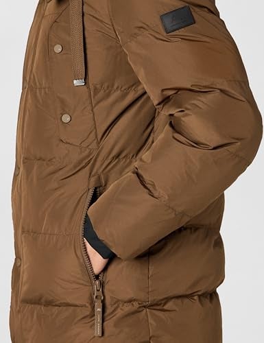 Andrew Marc Men's Mid Length Down Jacket, CAPPUCINO (GATTICA), Medium - Image 5