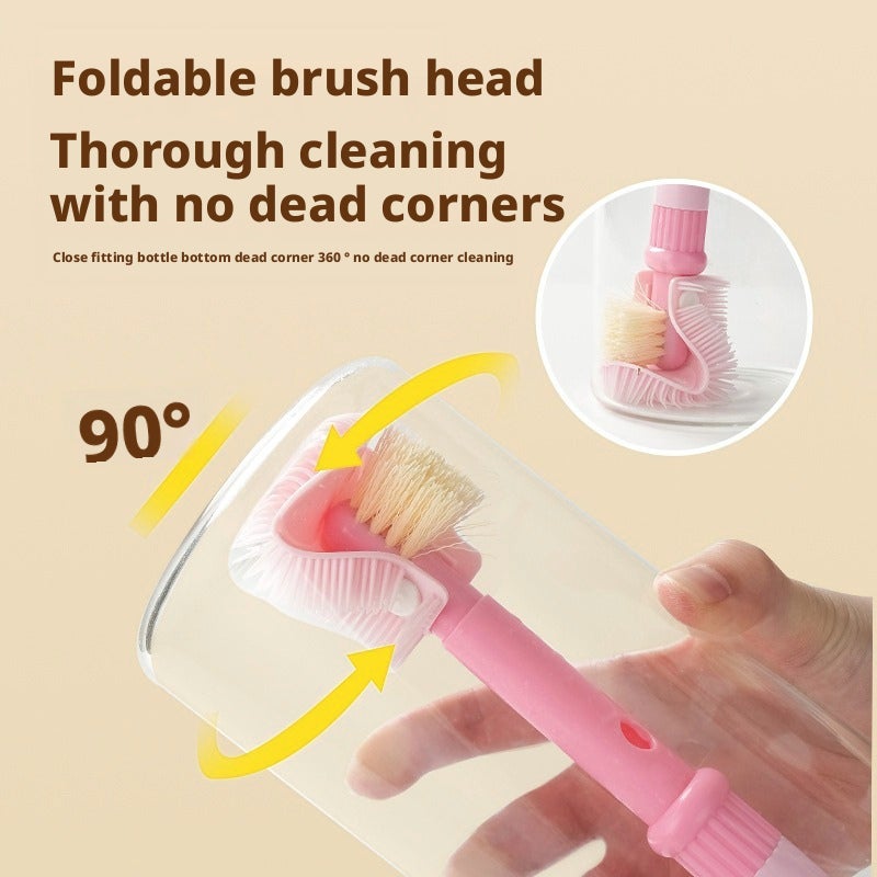 Long Handle Telescopic Bottle Brush for Cleaning Cups and Blenders - Image 2