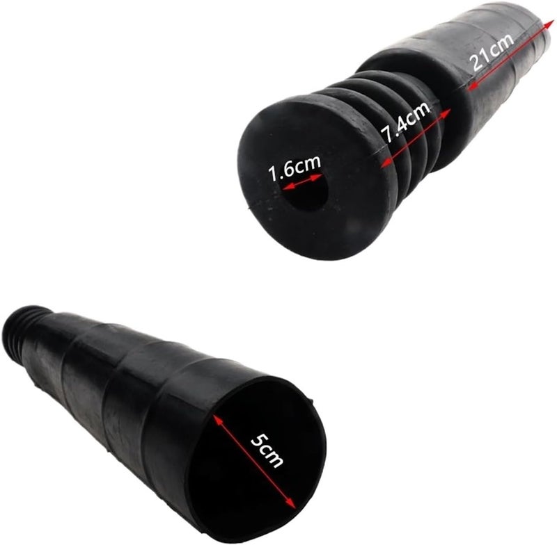 Wivplex Rear Dust Cover Air Shock Absorber Rubber Bellow Boot Kit - Image 5