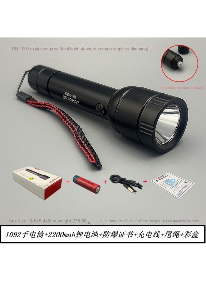 Rui Bao Explosion-Proof Intrinsically Safe High-Intensity Flashlight