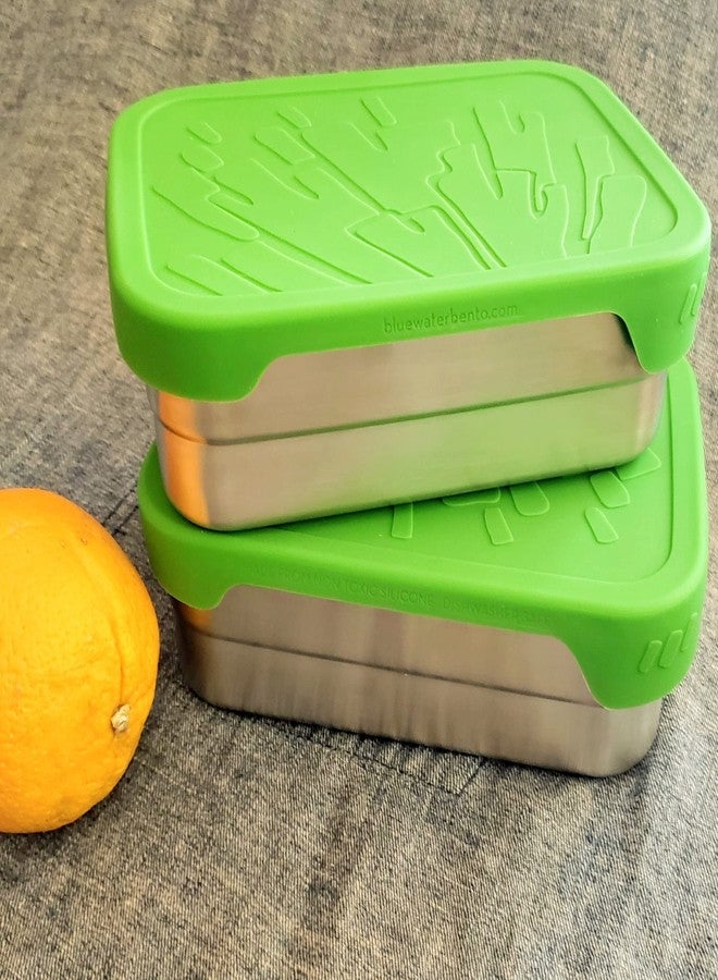 إيكو لانش بوكس علبة طعام ECOlunchbox Splash Box XL - علبة بينتو من الفولاذ المقاوم للصدأ سعة 40 أونصة مانعة للتسرب مع غطاء سيليكون آمن للطعام (خالية من البلاستيك، آمنة للغسل في غسالة الأطباق) - Image 4