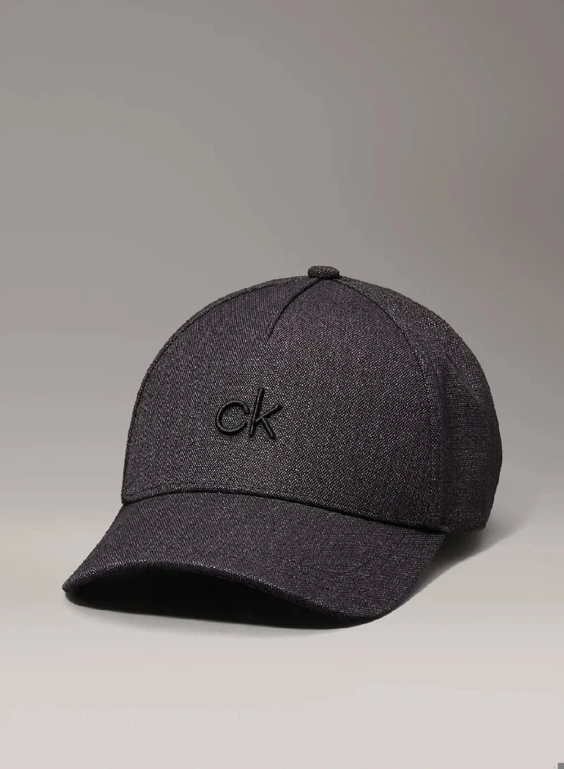 CALVIN KLEIN Linen Blend Cap