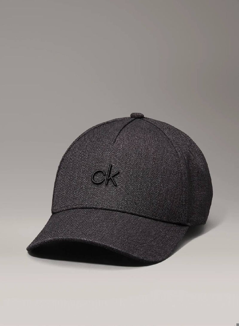 CALVIN KLEIN Linen Blend Cap - Image 1