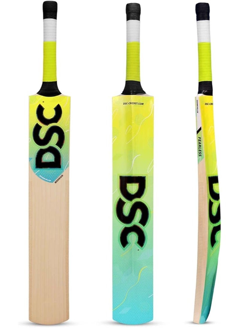 DSC Wildfire Scorcher Tennis Cricket Bat  ( Size - Short Handle) | Material: Kashmir Willow | Lightweight | Free Cover | Ready to play | For Intermediate Player - Image 2