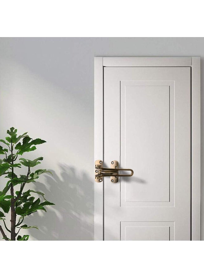 HOMESTAR Door Reinforcement Lock Latch Swing Bar Lock for Home Security Front Door Locks for Kids Thicken Solid Aluminium Alloy - Image 5