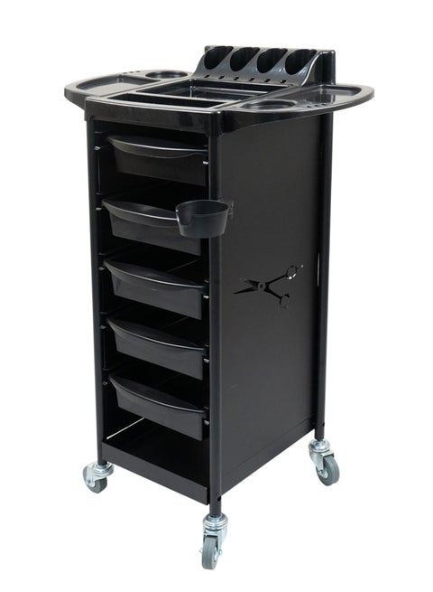 Salon Tool Trolley with Tray Beauty Cart for Barber Use Equipment
