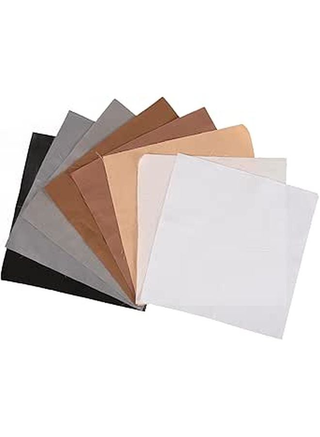 25x25 سم مربعات قماش قطني حزمة 8 قطع أوراق خياطة اللحف للتطريز والخياطة الحرفية DIY - Image 1
