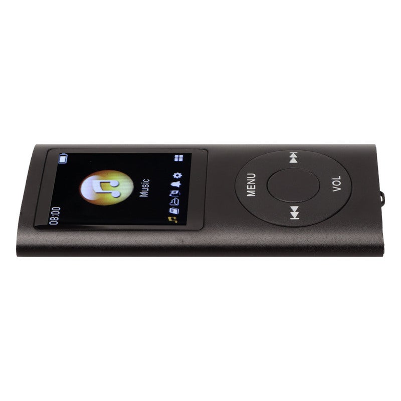 شغل MP3: ذاكرة قابلة للتوسيع 64 جيجابايت، جودة صوت خالية من الخسائر - مشغل موسيكي سهل الاستخدام مع عمر بطارية طويل يبلغ 8 ساعات، وبناء من سبائك الألومنيوم عالية الجودة، وشاشة LCD فضية لمحبي الموسيقى الذين يمارسون هوايتهم أثناء التنقل اليومي - Image 3