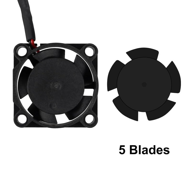 UMLIFE 4pcs USB 5V DC Fan 2510 Small 2 pin Cooling Cooler Computer 25mm X 10mm 25x25x10 - Image 4