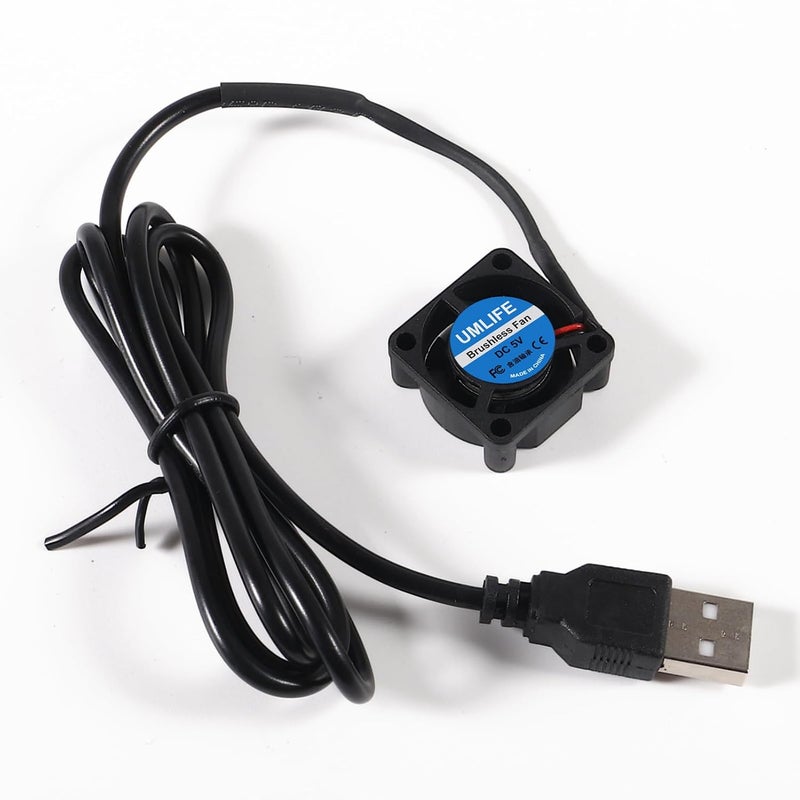 UMLIFE 4pcs USB 5V DC Fan 2510 Small 2 pin Cooling Cooler Computer 25mm X 10mm 25x25x10 - Image 5