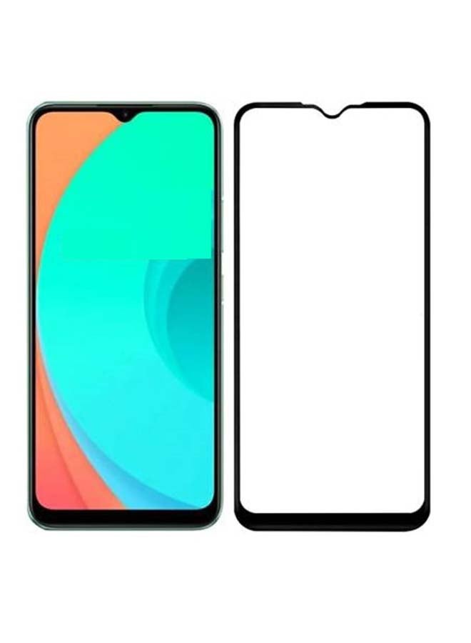 DUDAO Tempered Glass Screen Protector For Realme C11 CLEAR/BLACK - Image 1