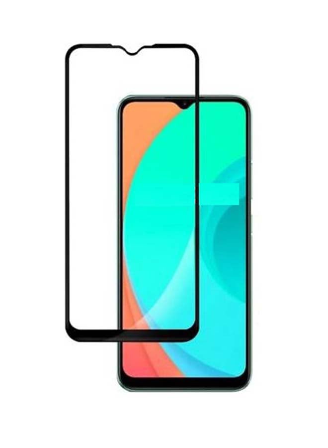 DUDAO Tempered Glass Screen Protector For Realme C11 CLEAR/BLACK - Image 3