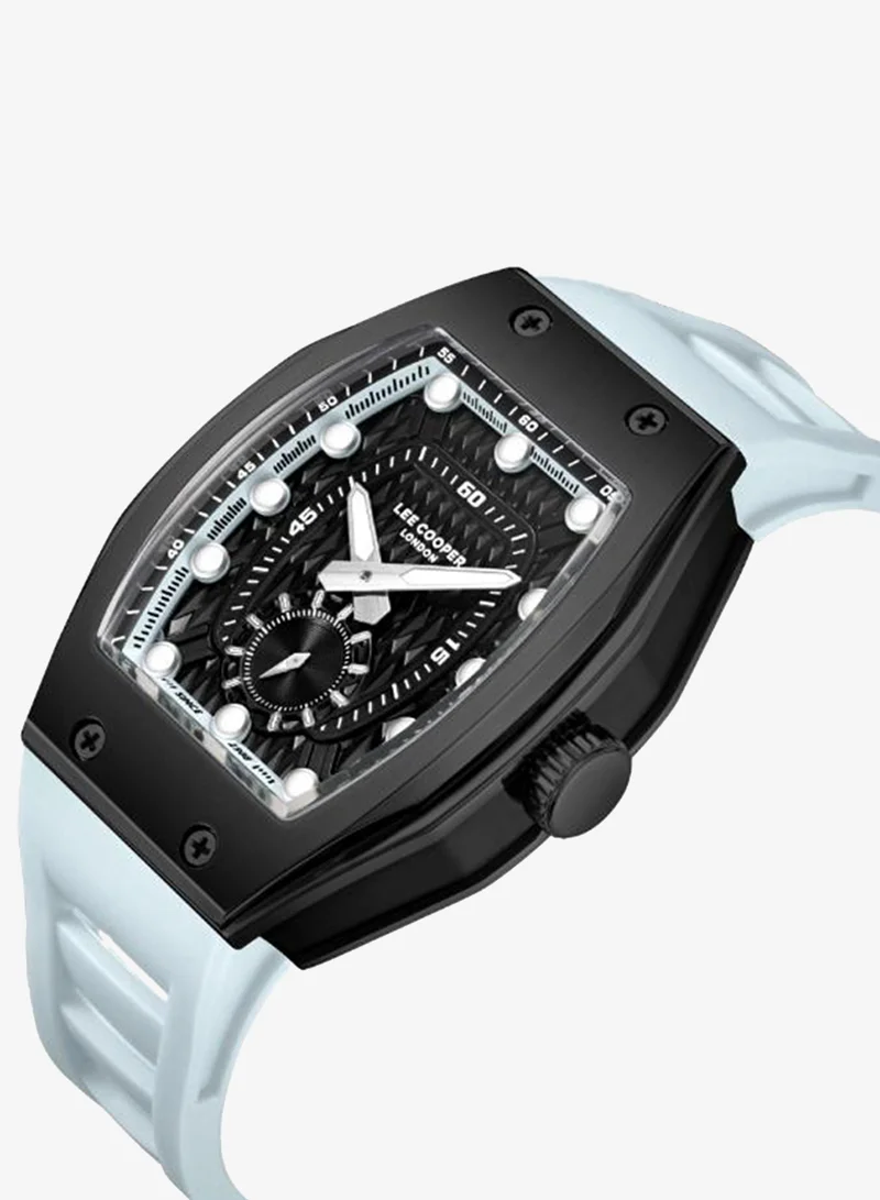 Lee Cooper Men's Silicone Analog Watch LC08264.657 - 42x54,4 mm