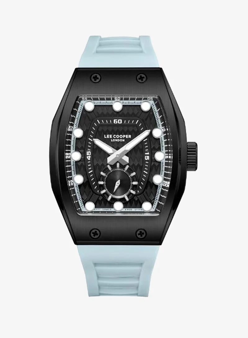 Lee Cooper Men's Silicone Analog Watch LC08264.657 - 42x54,4 mm