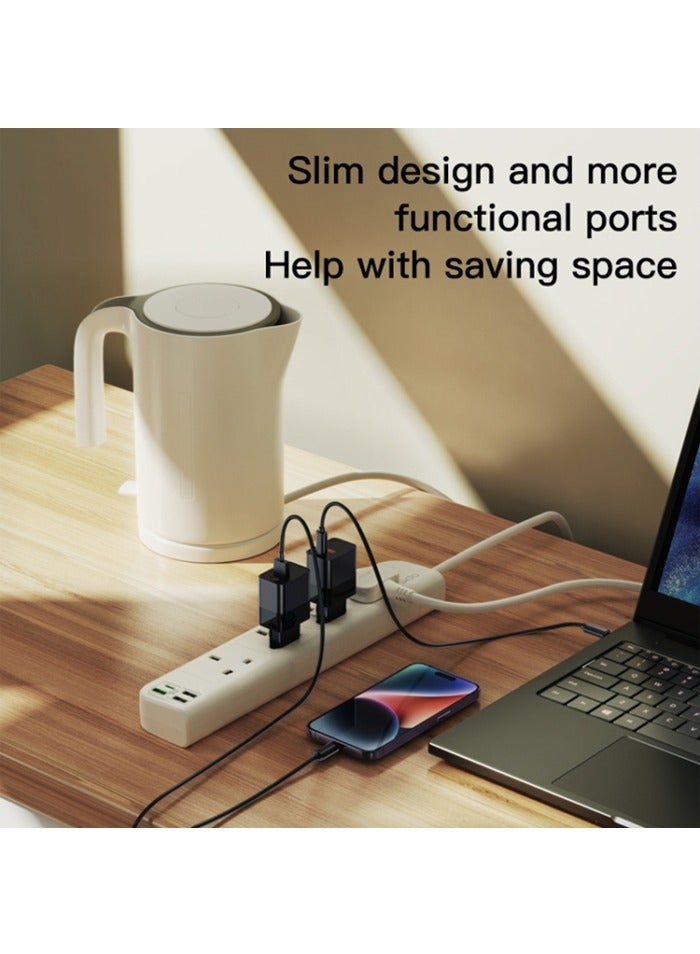 Yesido Yesido MC23 3M Home High Power Fast Charging Socket, UK Plug - White  - Image 4