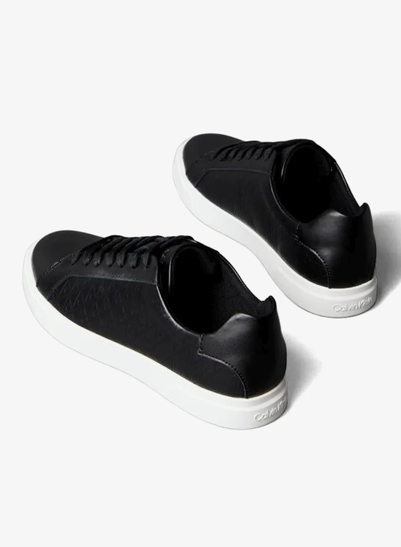 CALVIN KLEIN  Leather Emblem Logo Pattern Trainers for Women | Best Price UAE