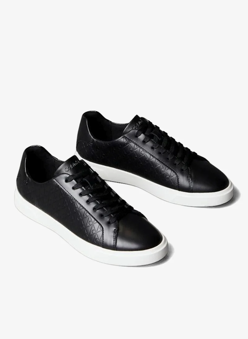 CALVIN KLEIN  Leather Emblem Logo Pattern Trainers for Women | Best Price UAE