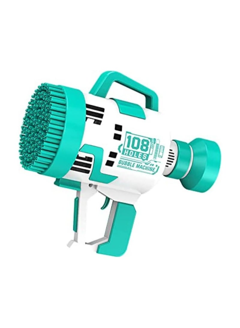 VIO 108 Hole Bubble Machine Gun Blower with Colorful Lights Fun Bubble Maker Toy for Kids Perfect for Birthday Parties Celebrations Outdoor Summer Fun Great Gift for Toddlers Girls Boys Bubble Blaster Toy - Image 2