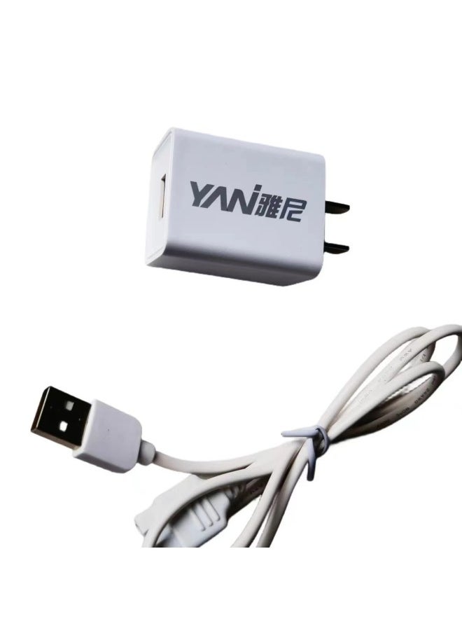 Generic - Yanni Headlamp USB Charging Port 3C Certified Double Hole Special Charger YN-7677 7922 Q31 Q21 Suitable-Color:Q21 - Image 1