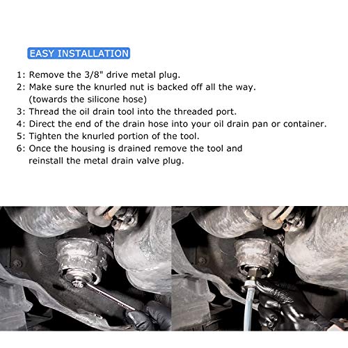 Yoursme Oil Filter Drain Hose Tool for Toyota, Lexus, Scion 2.0L - 5.7L Engines - Image 4