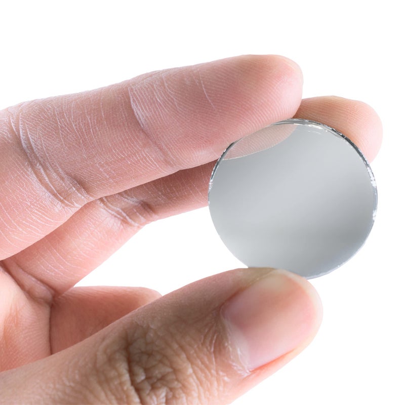 Super Z Outlet Mini 1 Inch Small Round Glass Mirror Circles for Arts & Crafts Projects, Traveling, Framing, Decoration (50 Pieces) - Image 3