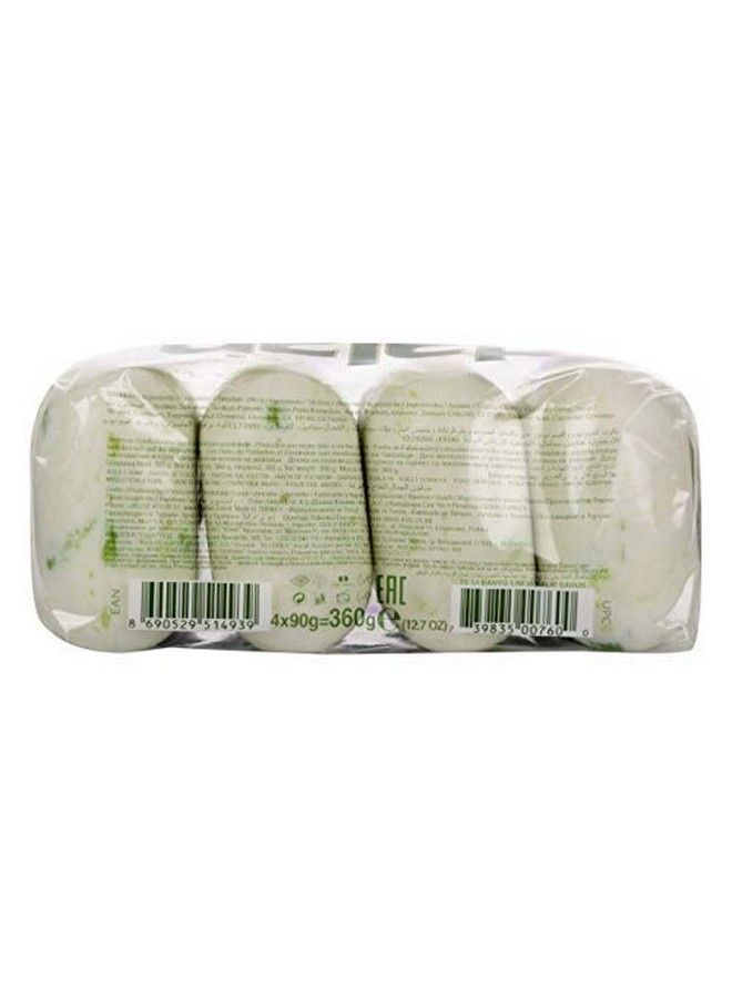 Dalan Beauty Soap Apple & Cinnamon White And Green 90 Grams (Pack Of 4) - Image 5