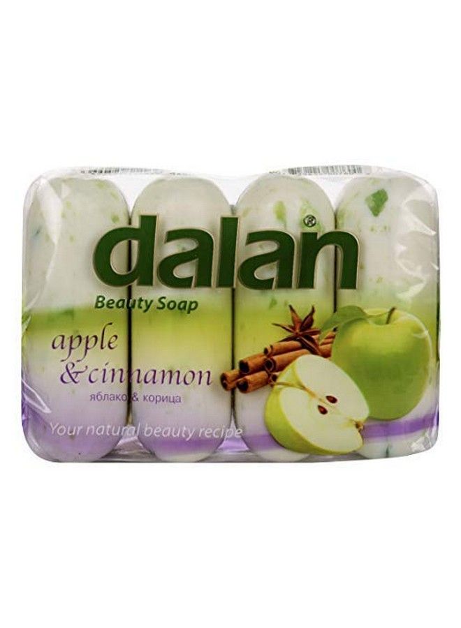 Dalan Beauty Soap Apple & Cinnamon White And Green 90 Grams (Pack Of 4) - Image 4