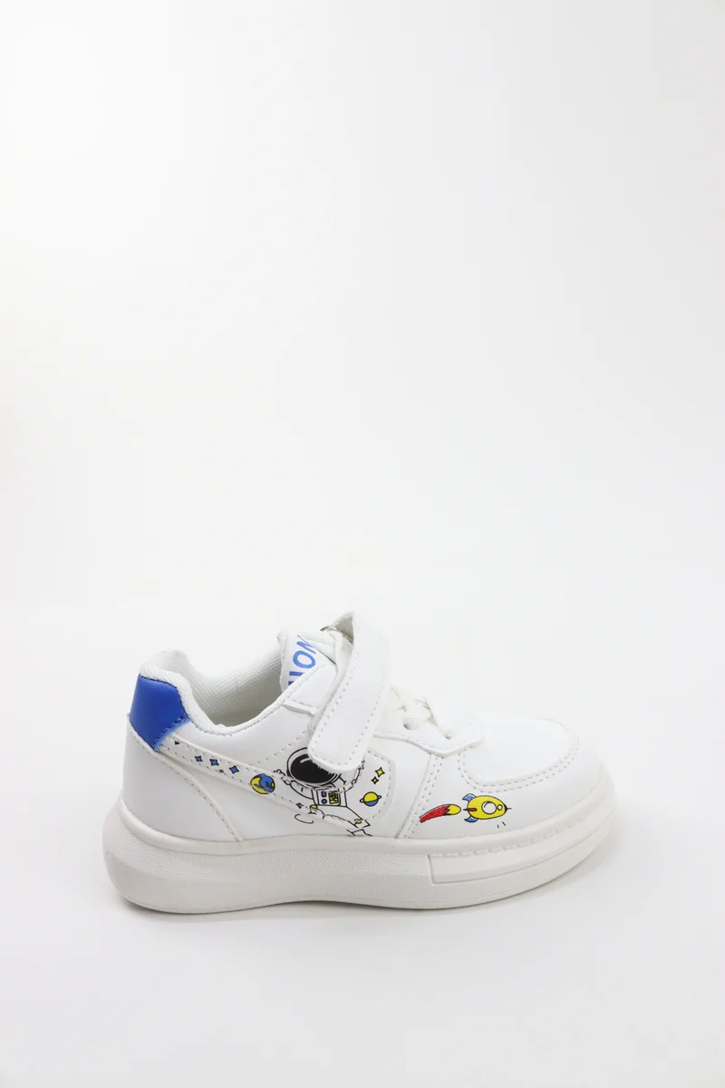 Viny Viny Kids Unisex Casual Sneakers - Stylish White Running & Walking Shoes for Boys and Girls