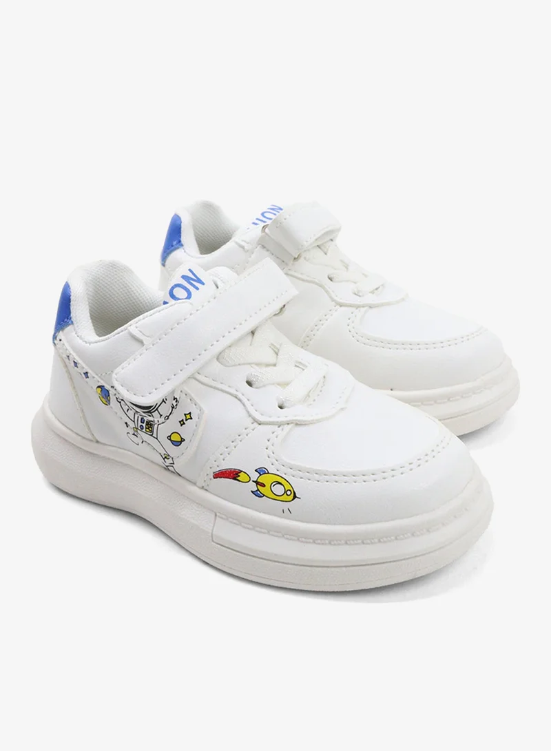 Viny Viny Kids Unisex Casual Sneakers - Stylish White Running & Walking Shoes for Boys and Girls