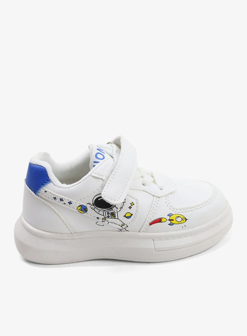 Viny Viny Kids Unisex Casual Sneakers - Stylish White Running & Walking Shoes for Boys and Girls