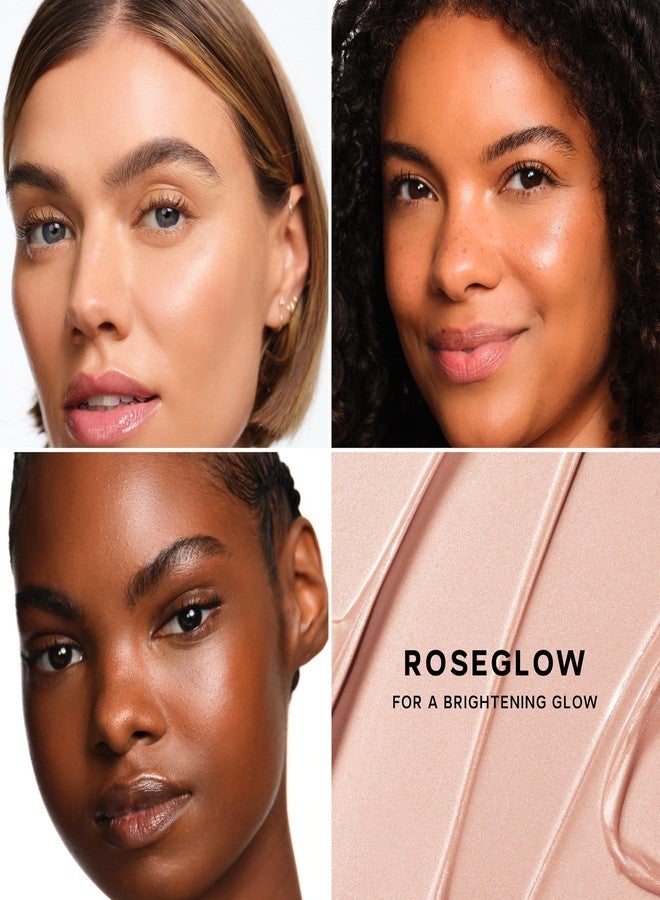 Saie Glowy Super Gel Illuminating Face Makeup Primer, Roseglow (1 oz) - Image 5