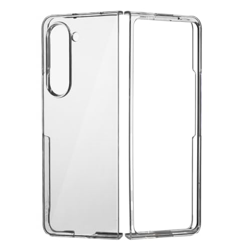 T TECLUSIVE Slim Transparent Case Cover Compatible for Galaxy Fold 6 | Shockproof Protective Hard Crystal Clear Case with Camera Protection for Galaxy Z Fold 6 | Lifetime Non Yellow - Image 1